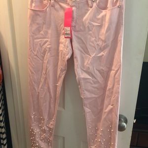 Lilly Pulitzer cropped pink pants